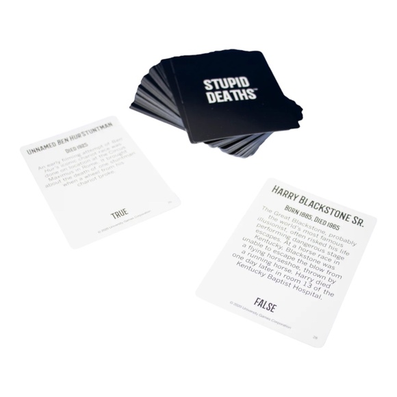 University Games Stupid Deaths Card Game Tin - Picture 3 of 3